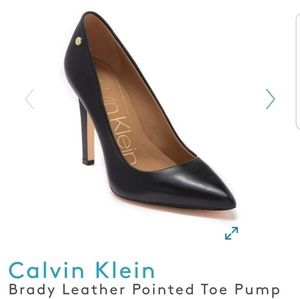 Calvin Klein Brady Leather Pumps